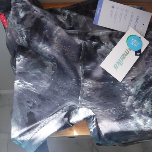 BNWT - Marika Circuit Ankle Legging 25 inch Stormy Sky Granite plus size U.S. 2X - Picture 9 of 13